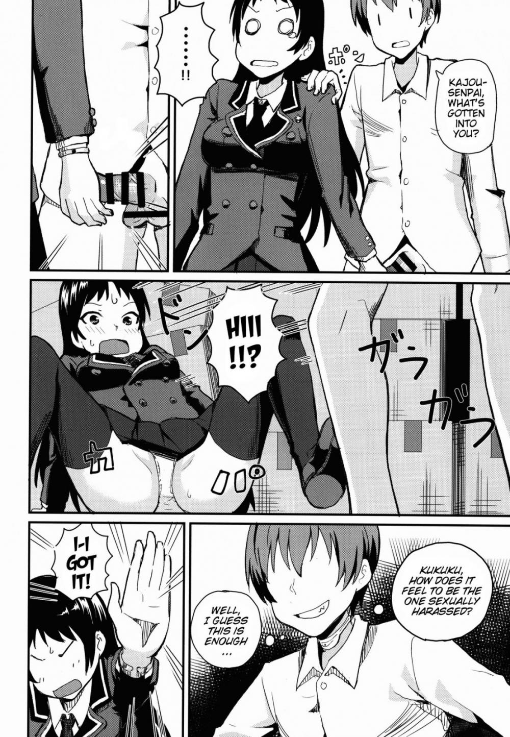 Hentai Manga Comic-I Tried To Approach Kajou-senpai With My Bare Dick-Read-6
